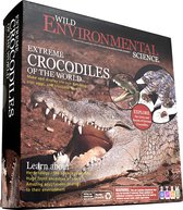 Wild Science - Krokodillen speelgoed -Meest Extreme Dieren met Sjablonen en Diorama's- Speelgoed - Experimenteerset