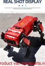 Mould King - 15067 Technisch APP & RC Gemotoriseerde Boston Dynamics is compatibel met het bekende merk.