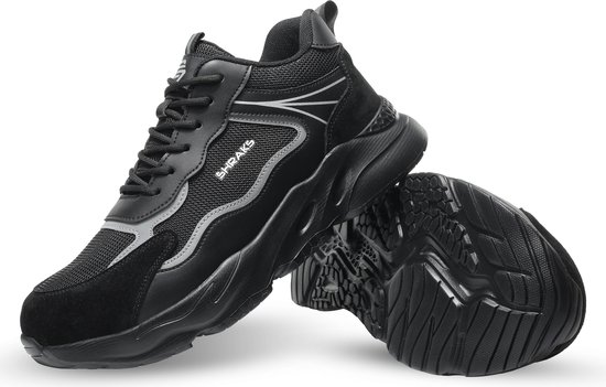 Shraks Moda Veiligheidsschoenen - Werkschoenen voor Dames en Heren - Stalen Neus - Sneaker - Ademend en licht design - Maat 42
