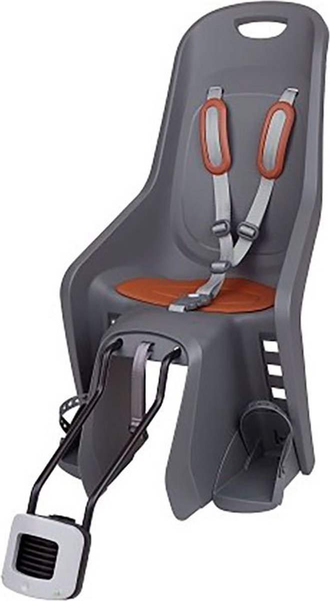 Polisport Move Bubbly Maxi Plus 29 Achter Fietsstoeltje Grijs Max 22 kg Jongen