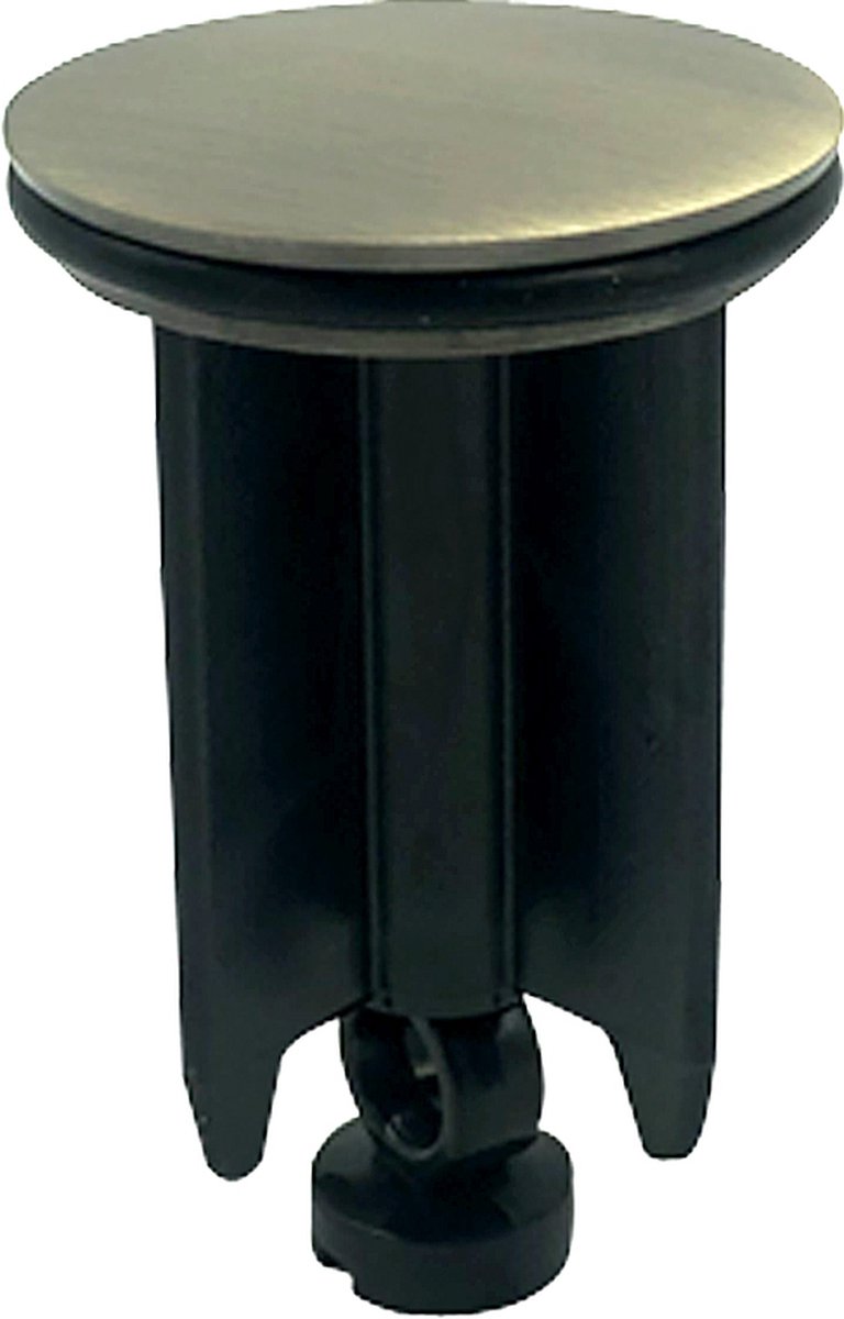 Waterval Metaalstop Waste Plug Universeel - Plugstop badkamer - afvoerplug voor wastafel en bidet - Brons 40mm