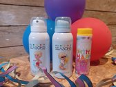 Verjaardag-Cadeau-Set-Kinderen-Tieners-Feest-Verjaardagscadeau-Blue-Surfer-Strand-Jongens-Tiener-Bodymousse-Deodorant-Giftset-Partijtje-Verwenset-Spa-Product-Ballonnen-Serpentinen-Bellenblaas-Kaarsjes-Boksballon
