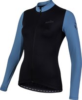 NALINI AIW LW LADY JERSEY LONG SLEEVE 2.0 ZWART/BLAUW Maat M