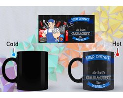 Magische Mok hier drinkt de beste Garagist ter wereld - beroep - beroepen en ambachten - professions and trades - cadeau - liefde - cute - functie - occupatie - gift