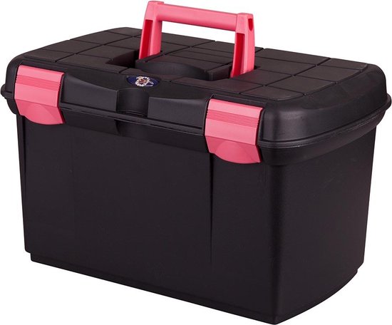 BR Equestrian - Poetsbox Carlo - Zwart / Fuchsia