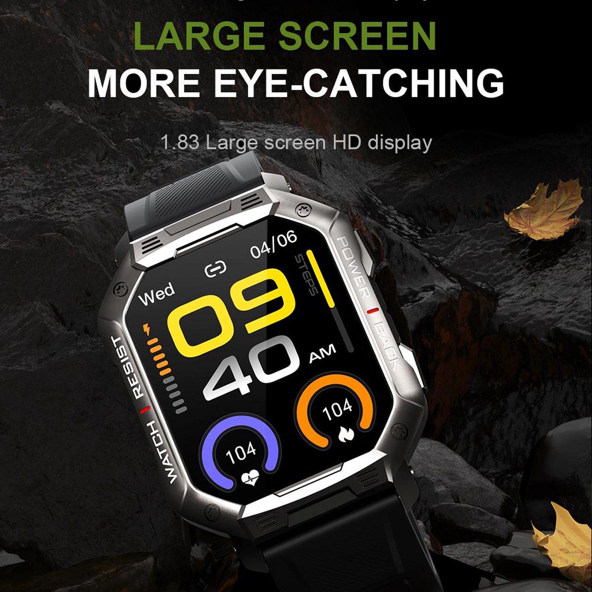 Montre de sport - Smartwatch IP68 avec fonction de réponse aux