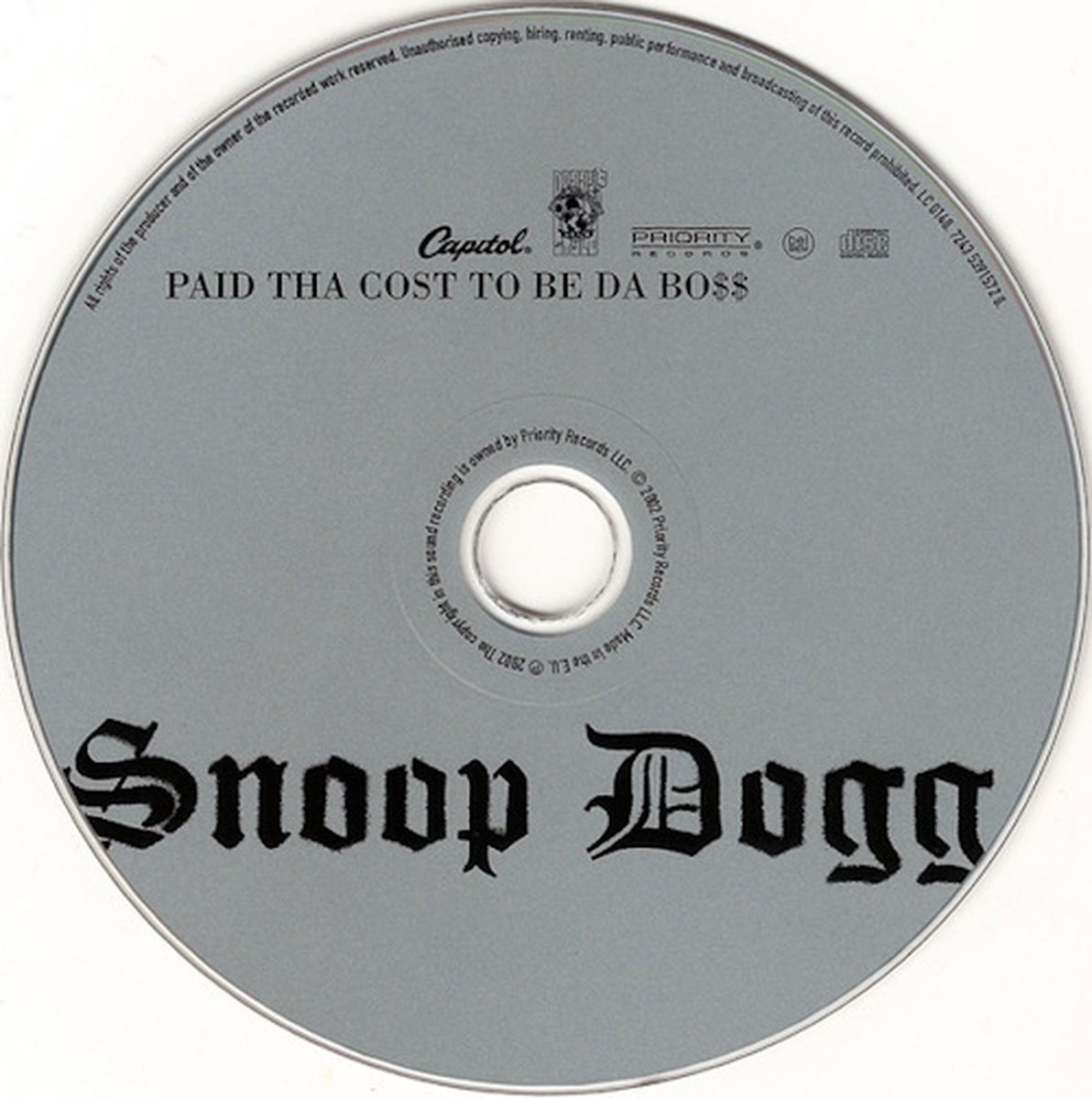 Hjælp disk Gnaven Paid Tha Cost To Be Da Boss, Snoop Dogg | CD (album) | Muziek | bol.com