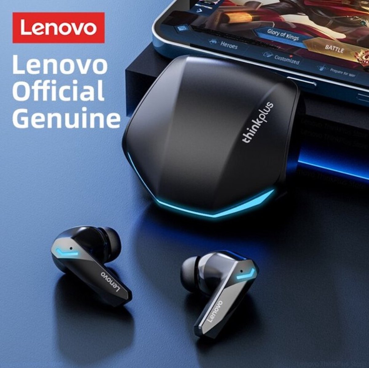 Lenovo ThinkPlus GM2 Pro - Bluetooth 5.3 - Draadloze oordopjes - Noise-cancelling - Waterbestendig