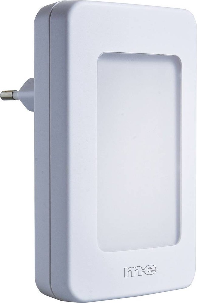 m-e modern-electronics 41145 Ontvanger voor Draadloze deurbel Met automatische nachtlamp