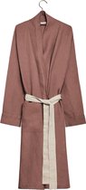 Yumeko kimono badjas gewassen linnen klei roze s