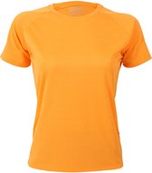 Damessportshirt 'Tech Tee' met korte mouwen Gold Yellow - XL