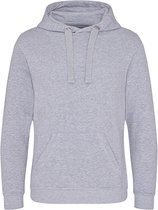 Heavyweight Hoodie 'Graduate' met capuchon Heather Grey - S