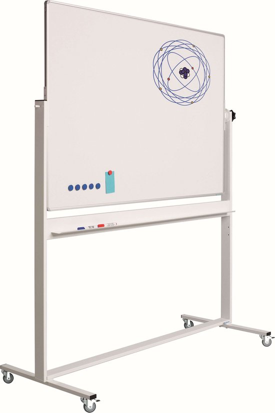 Kantelbord 100x200 cm - email - wit/wit - Whiteboard - whiteboards
