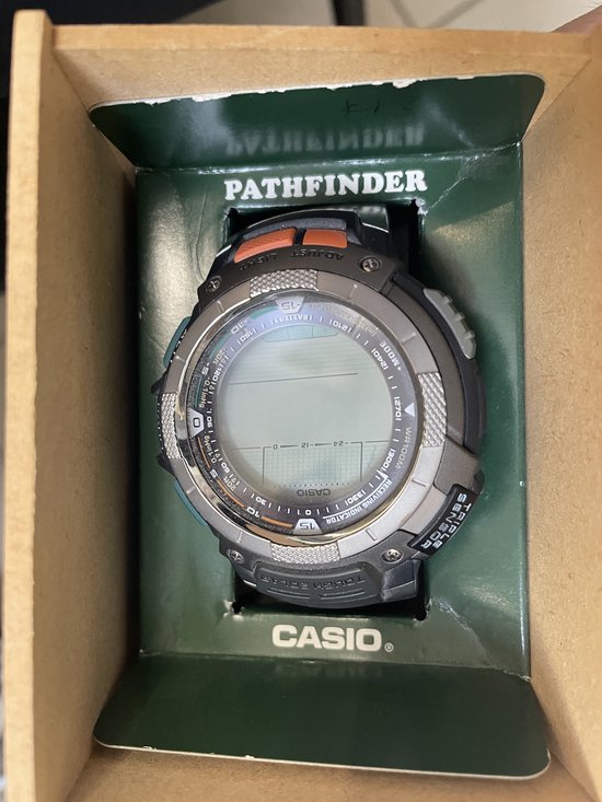 Casio PAW1100-1V heren horloge 52 mm - Zwart