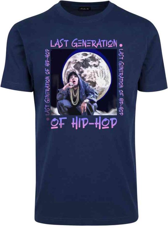 Mister Tee Heren Tshirt Last Generation Hip Hop Blauw