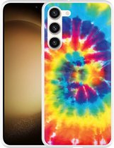 Cazy Hoesje geschikt voor Samsung Galaxy S23+ Tie Dye