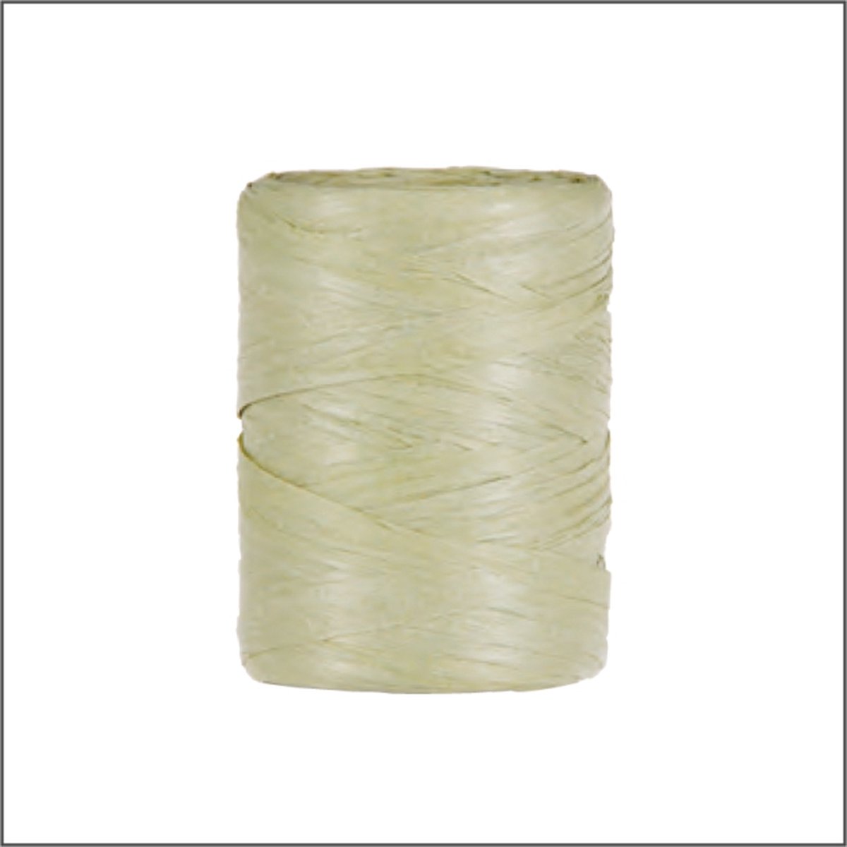 Luxe Cadeaulint - Raffia Lint - Paper Lint - Olijf Groen - 100 meter - 5mm - Hobbylint - Versierlint - Papier