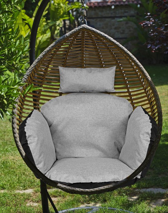 AIO - Coussin de jardin - nid de cigogne pour fauteuil suspendu -  waterproof -... | bol
