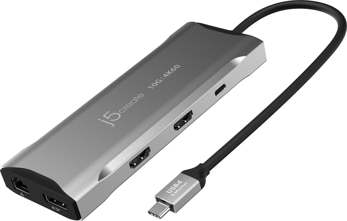 j5create JCD397-N 4K60 Elite USB-C Multi-Monitor Mini Dock