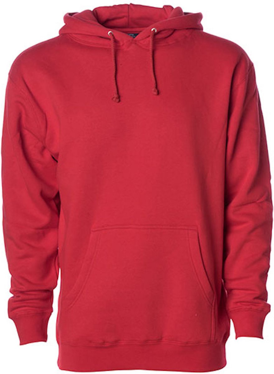 Independent Men´s Heavyweight Hooded Pullover – XS Rood