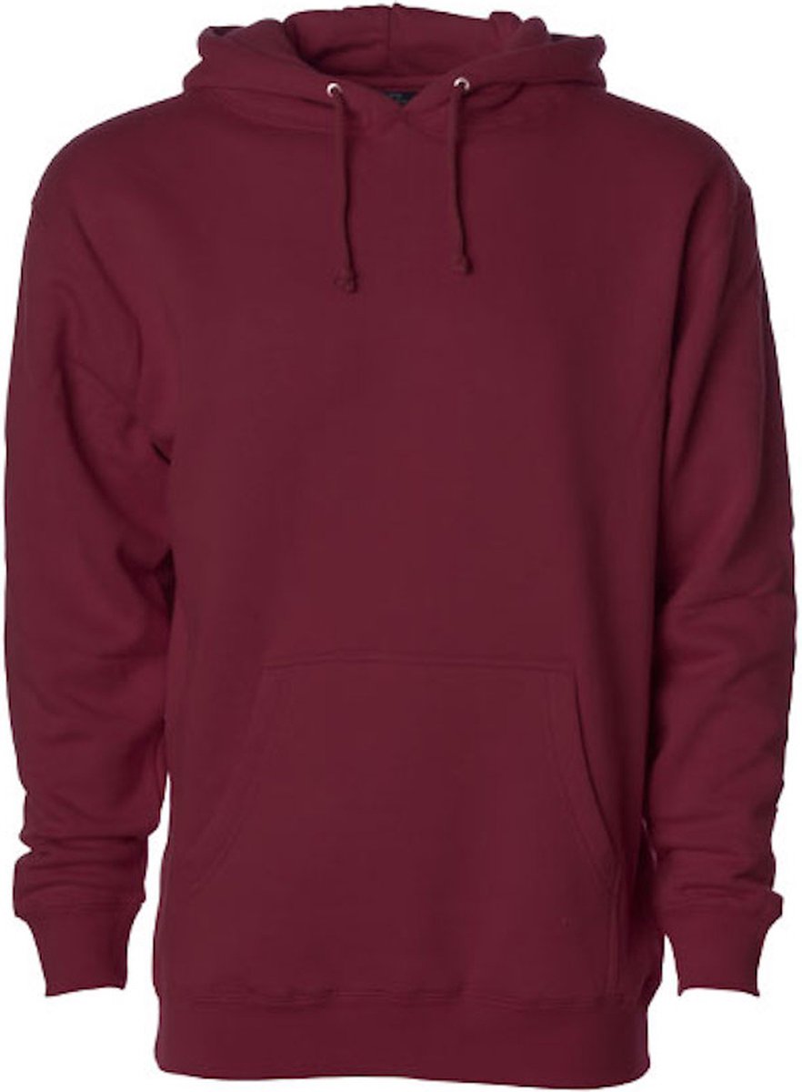 Independent Men´s Heavyweight Hooded Pullover – XL Maroon