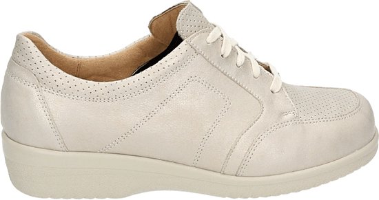 Ganter 204715 - Dames veterschoenen - Kleur: Wit/beige - Maat: 40.5