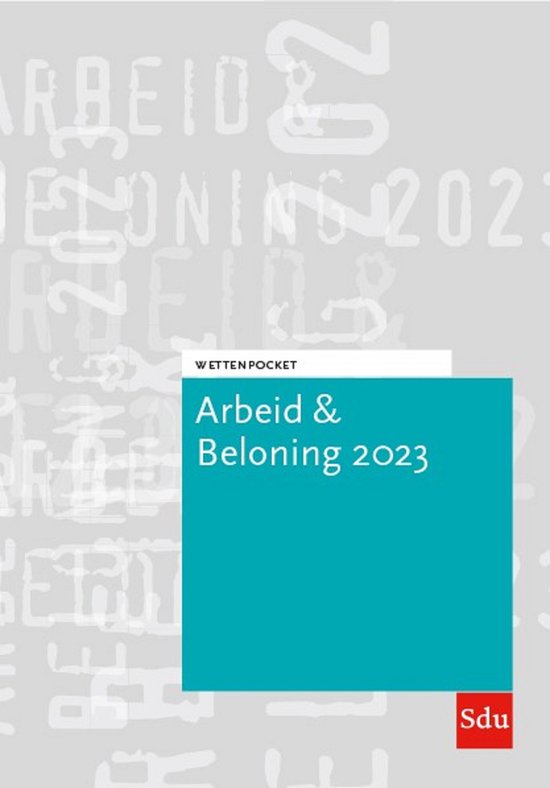 Wettenpocket Arbeid & Beloning 2023