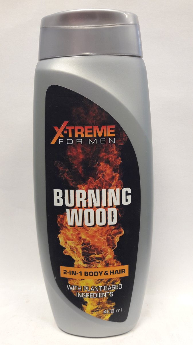 Xtreme for men shampoo - Burning Wood - 400 ml - met plantextracten