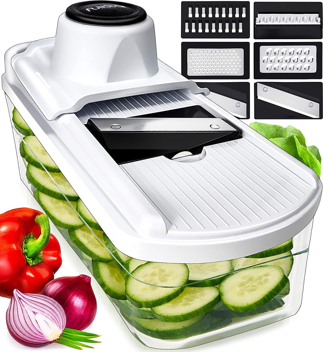 Fullstar Mandoline Slicer Spiralizer Vegetable Slicer -Food Slicer 6-in-1