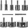 Tegelborenset 10-delig - Diamantboor set diamantboren maat 6 / 68mm - type gatzaag - tegelboren - diamantboor