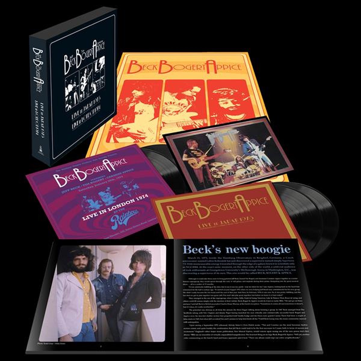 Live in Japan 1973 & Live in London 1974, Beck, Bogert