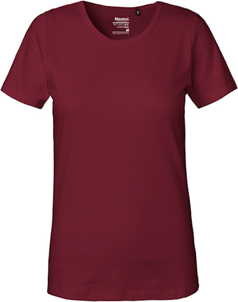 Neutral Ladies´ Interlock T-Shirt NE81029 - Bordeaux - XS