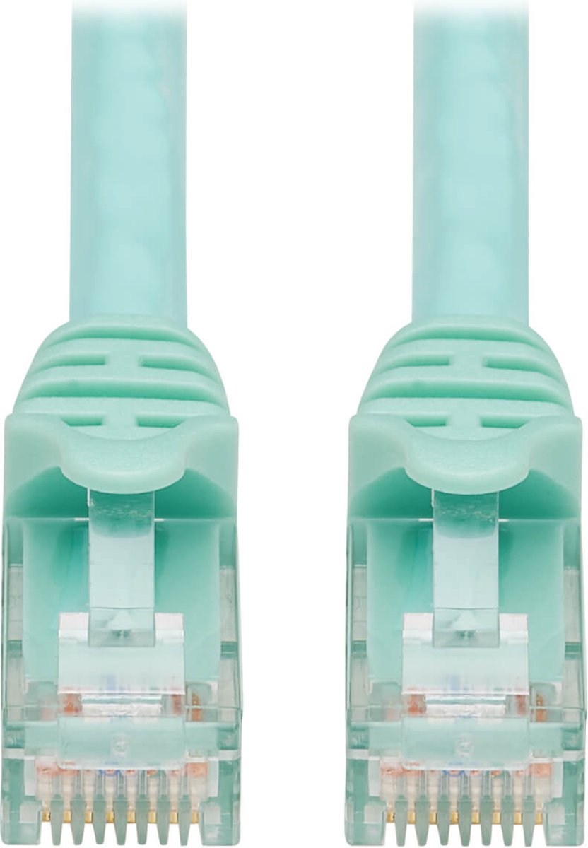 Tripp Lite Cat6a, 3ft netwerkkabel 0,91 m U/UTP (UTP) Turkoois