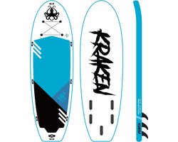 KRAKEN XL Fun Board Mega SUP | Dubbellaags Big SUP | Premium Double Layer Fusion Supboard | Complete Set | Stand Up Paddle Board | PREMIUM Dubbellaags Kwaliteit | Ideaal voor Groepen, Bedrijfsuitjes en andere groeps-activiteiten