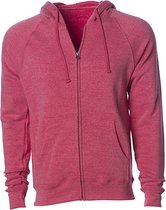 Unisex Midweight Special Blend Zip Hoodie Pomegranate - XXL