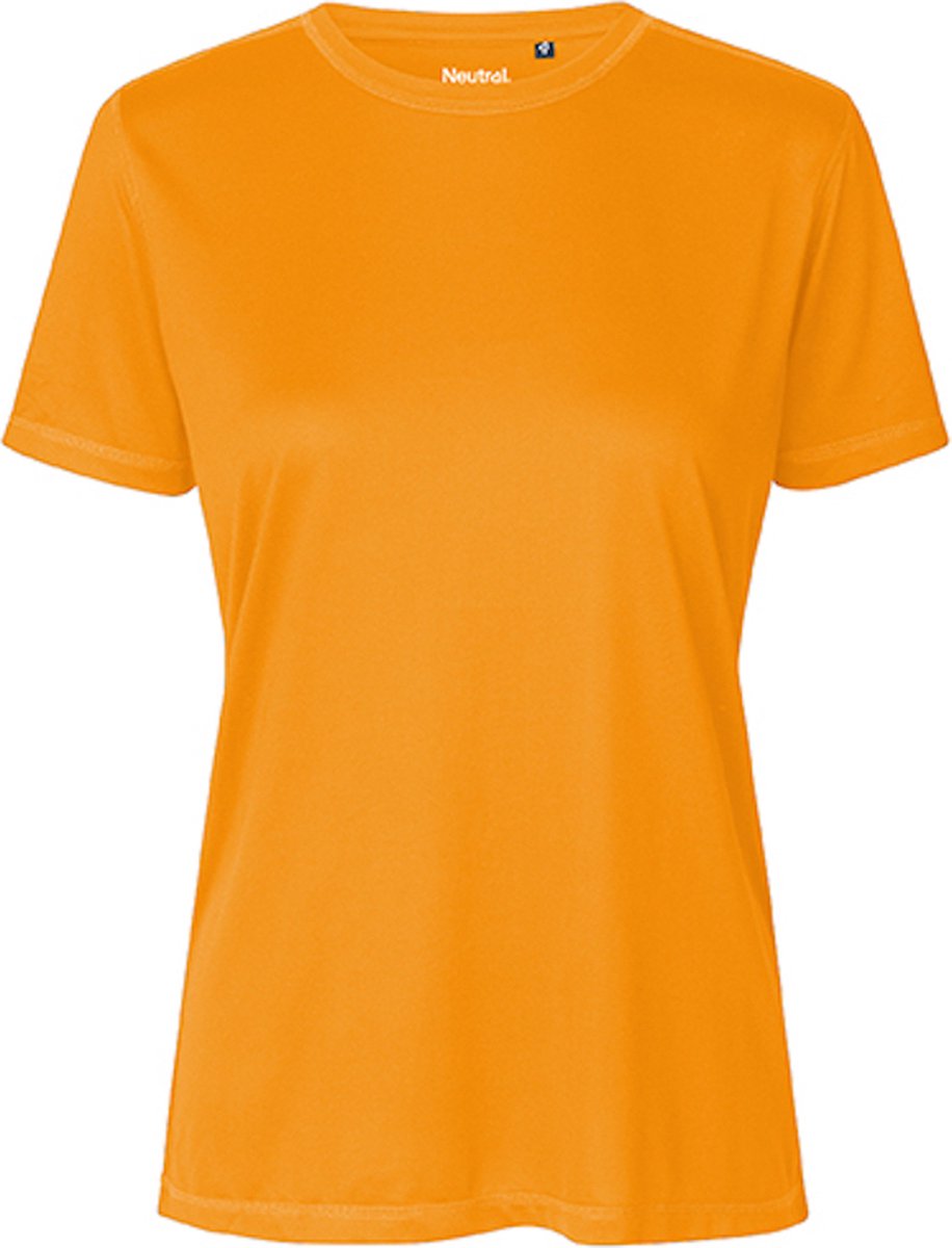 Damessportshirt 'Performance' met korte mouwen Okay Orange - XS