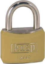Kasp K12440YELD Hangslot 40 mm Verschillend sluitend Goud-geel Sleutelslot