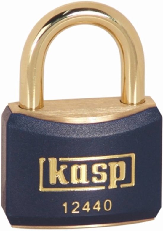 Kasp K12440BLUD Hangslot 40 mm Verschillend sluitend Goud-geel Sleutelslot - kasp