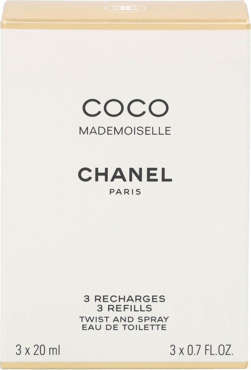 Chanel Coco Mademoiselle Geschenkset - 3x Eau de Toilette Refill