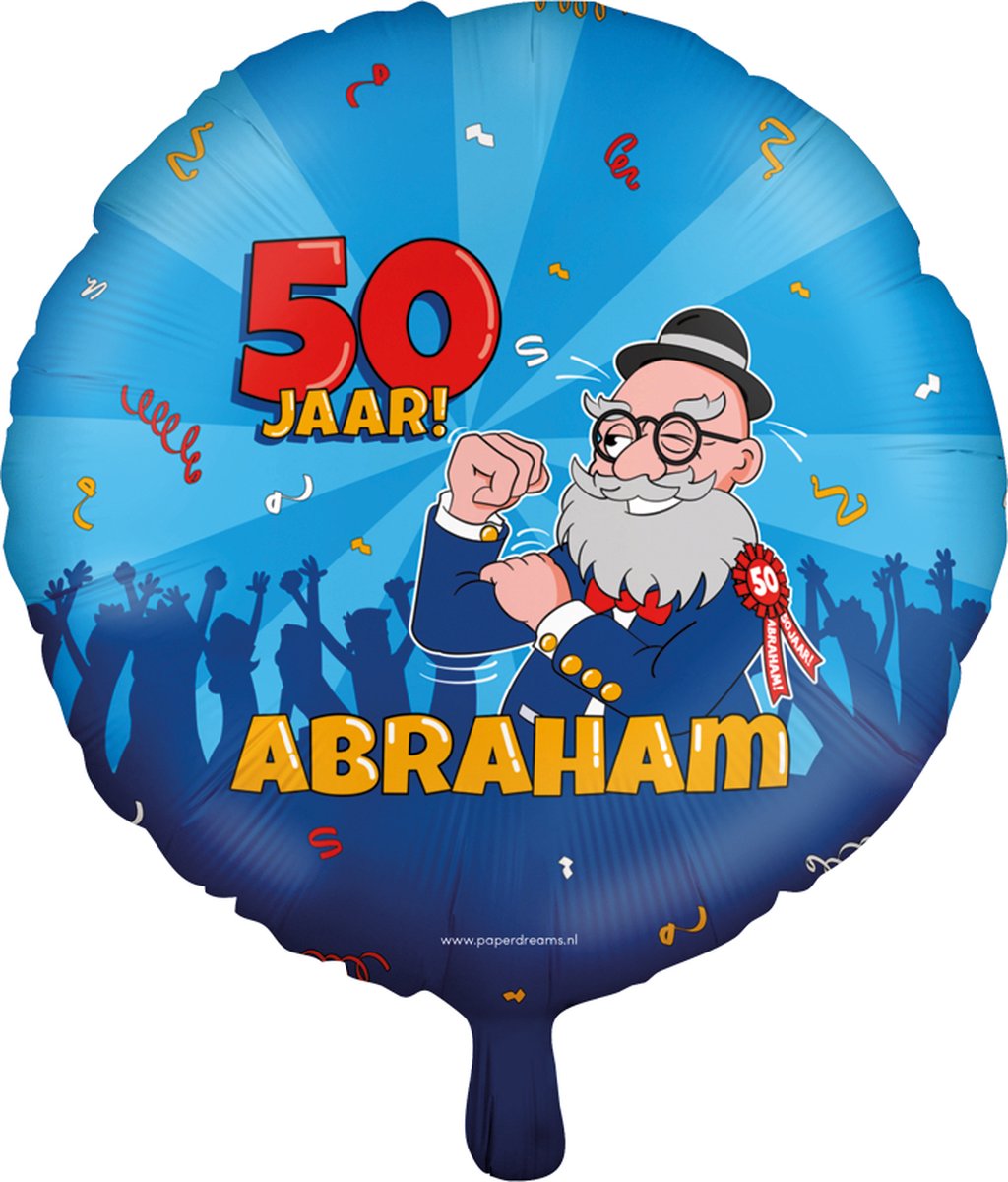 Foil balloons - Abraham cartoon