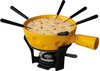 Boska Fondueset Super Cheesy - Kaasvormige Fonduepan - Vaatwasserbestendig - Geel - 1,3 L