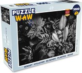 Puzzle Bouquet - Nature Morte - Fleurs - Plantes - Rouge - Puzzle - Puzzle 1000 pièces adultes