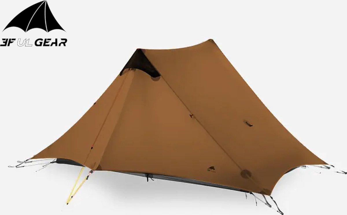 3F UL GEAR® Lanshan 2-persoons Tent - Ultra Lichtgewicht - 4 seizoenen trekking tent - Waterdicht - Kampeertent - Kamperen - Dubbeldaks trekkerstent - Hiking & Wandelen