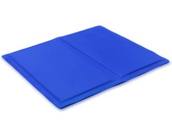 Koelmat voor honden en katten, huisdieren, drukgeactiveerde, zelfkoelende gelmat voor kennels, kisten en bedden, ideaal voor thuis en op reis, maat M 65 x 50 cm