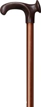 Gastrock - Canne de marche ergonomique - Aluminium - Ajustable - Relax-grip - Gaucher - Bronze - Bâtons de marche - Pour homme et femme - Longueur 76 - 99 cm