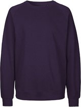 Pull unisexe Fairtrade à col rond Violet - XS