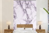 Behang - Fotobehang Marmer - Aderen - Zwart - Breedte 225 cm x hoogte 350 cm