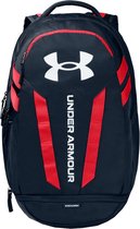 Under Armour - Hustle 5.0 Backpack 29L - Blauw-rode Rugzak-One Size