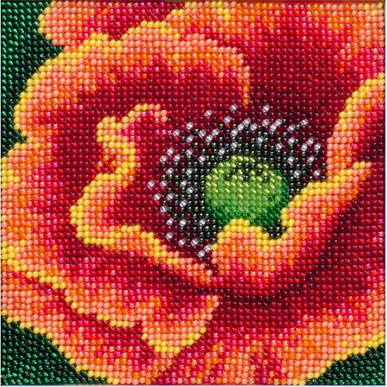 Amandelbloesem. Naaldpuntenset met bedrukt wandtapijt canvas (40 × 40 cm) - set met naaldpunten voor creatieve huisdecoratie - handwerkset voor volwassen beginners