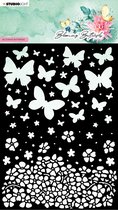Studio Light Blooming Butterfly Mask Stencil Blooming Butterflies